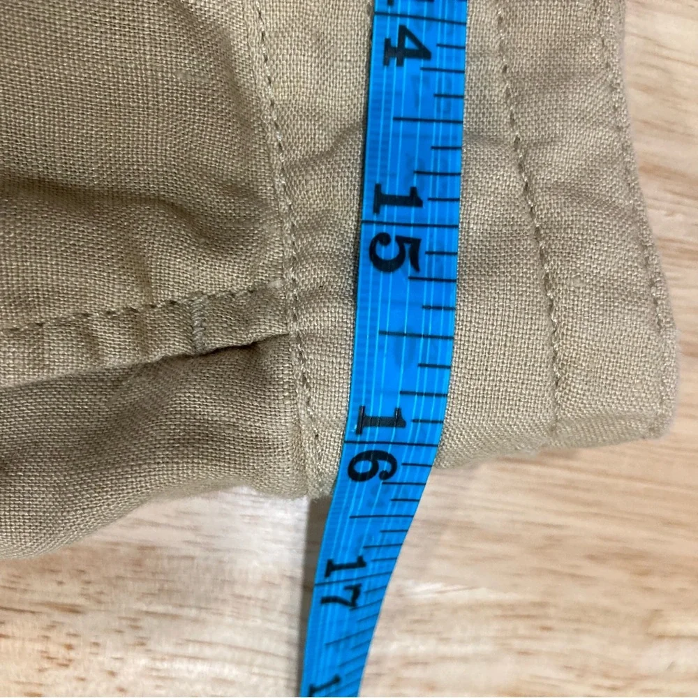 Banana Republic Women’s Khaki Linen Pants Size 6